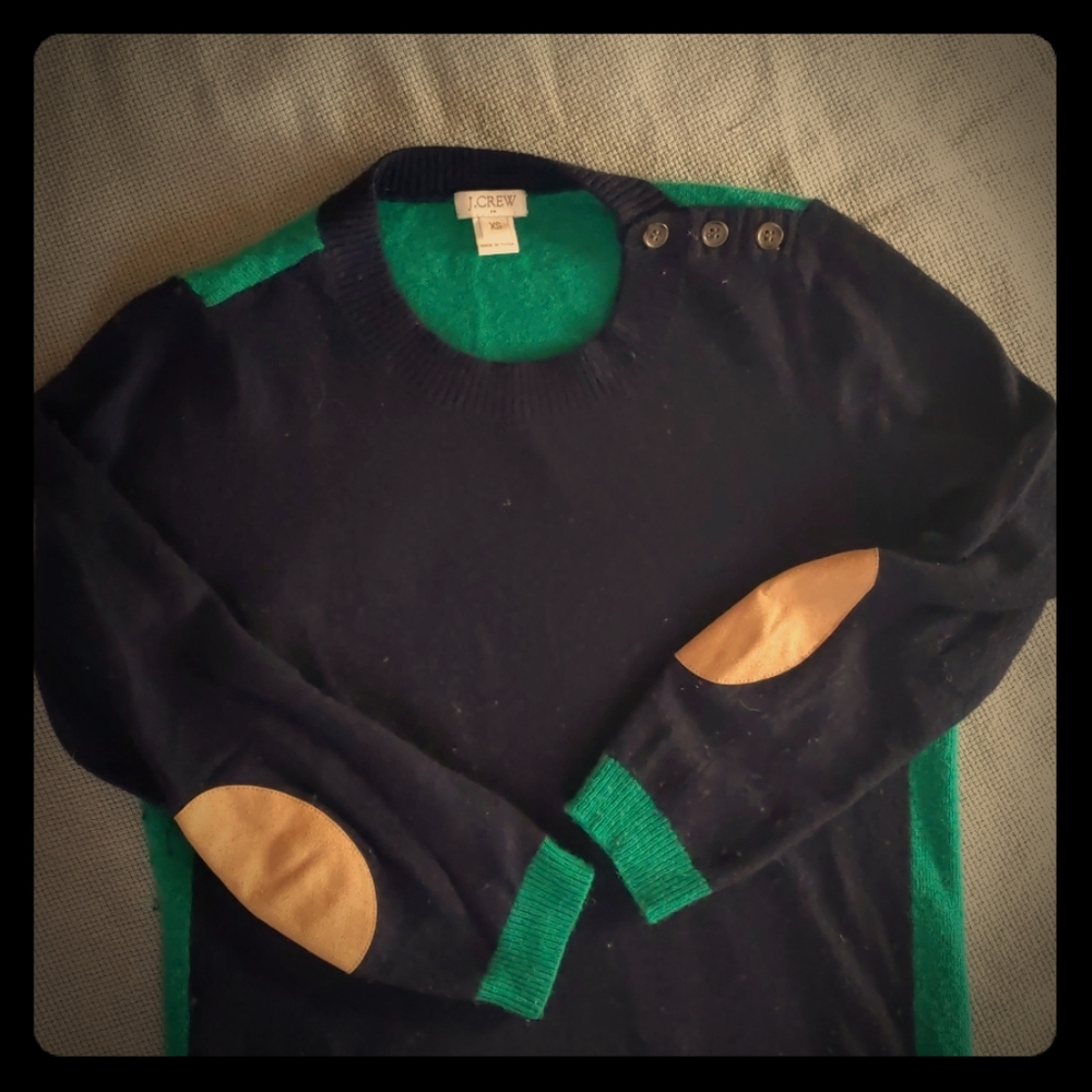 J. Crew Two Tone Sweater - Picture 1 of 8